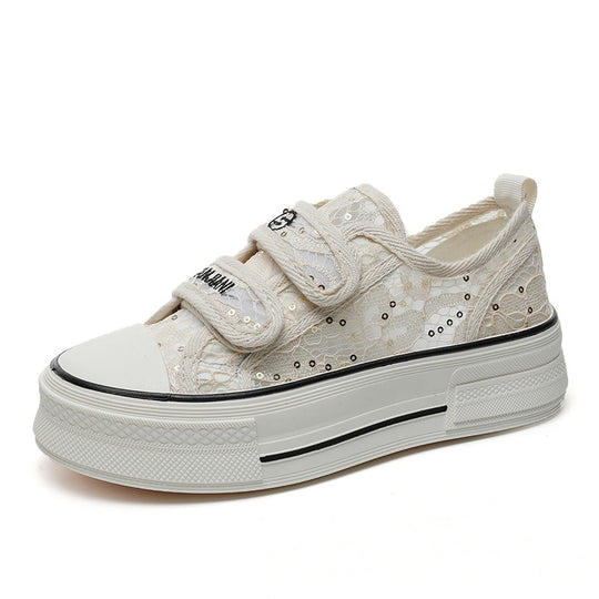 Damen Sneakers mit Klettverschluss und modischem Design EB