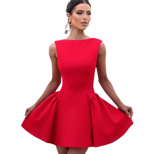 Damen Kleid mit A-Linien Schnitt und eleganter Silhouette EB