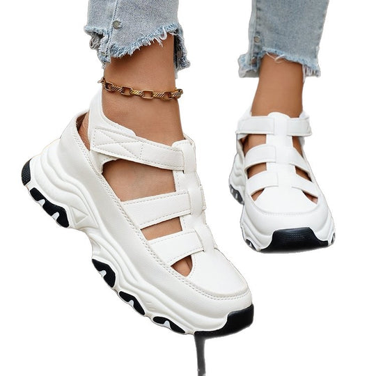 Damen Sportliche Sandalen mit verstellbaren Riemen EB