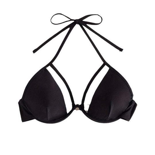 Damen Triangel-Bikini mit transparentem Detail EB