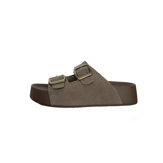 Damen Bequeme Clogs mit modischem Riemendesign und atmungsaktiver Innensohle EB