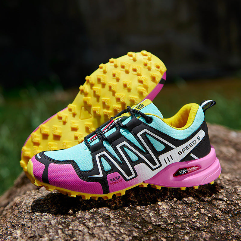 Damen Hochleistungs-Sport Sneakers mit atmungsaktiver Mesh-Oberfläche und rutschfester Sohle EB