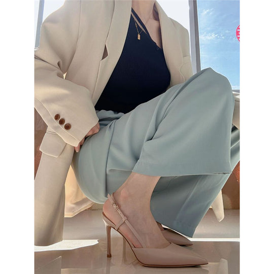 Damen Slingback High Heel Pumps mit zartem Design EB
