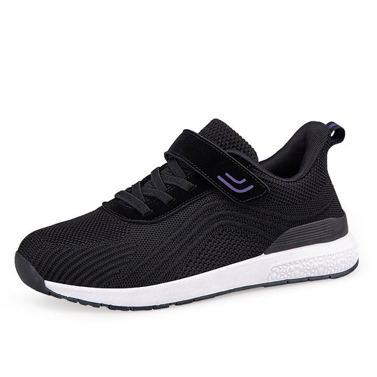 Damen Sportliche Sneaker mit verstellbarem Klettverschluss und atmungsaktivem Obermaterial EB