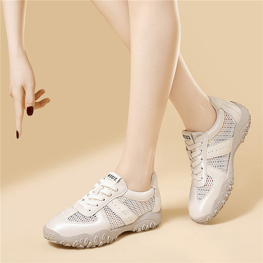 Damen Komfortable und atmungsaktive Freizeitsneaker mit rutschfester Sohle EB