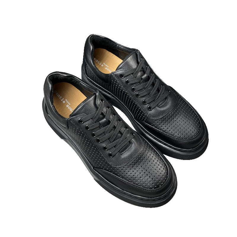 Damen zeitlose Sneakers mit perforierten Details EB