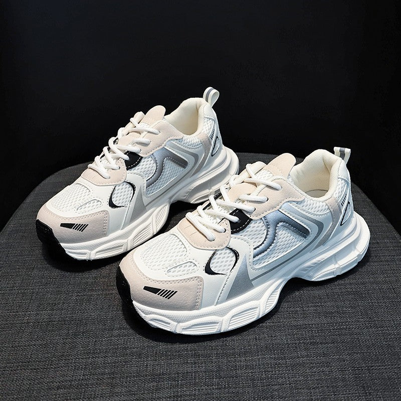 Damen Sportliche Sneaker mit atmungsaktiver Mesh-Oberfläche und dämpfender Laufsohle EB