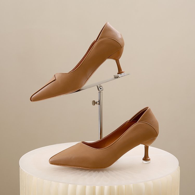 Damen elegante Spitzen Pumps mit einzigartigem Absatz EB