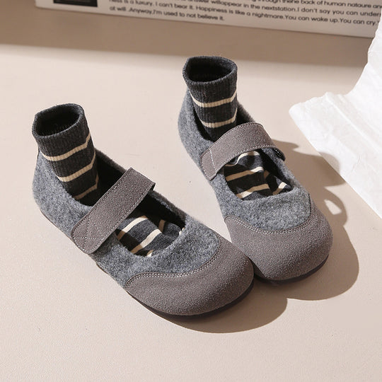 Damen Hausschuhe mit verstellbarem Riemen und weichem Innenfutter EB