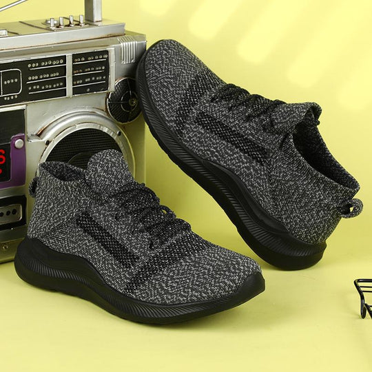 Damen Sportliche High-Top Sneaker mit elastischem Schaft EB