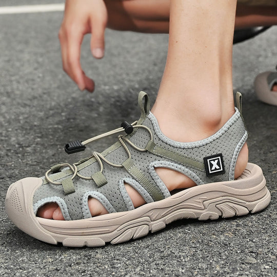 Damen Sportliche Outdoor-Sandalen mit rutschfester Sohle und atmungsaktivem Obermaterial EB