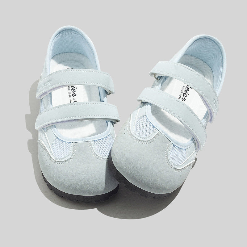 Damen Sportliche Freizeitschuhe mit verstellbarem Klettverschluss und atmungsaktiver Oberseite EB