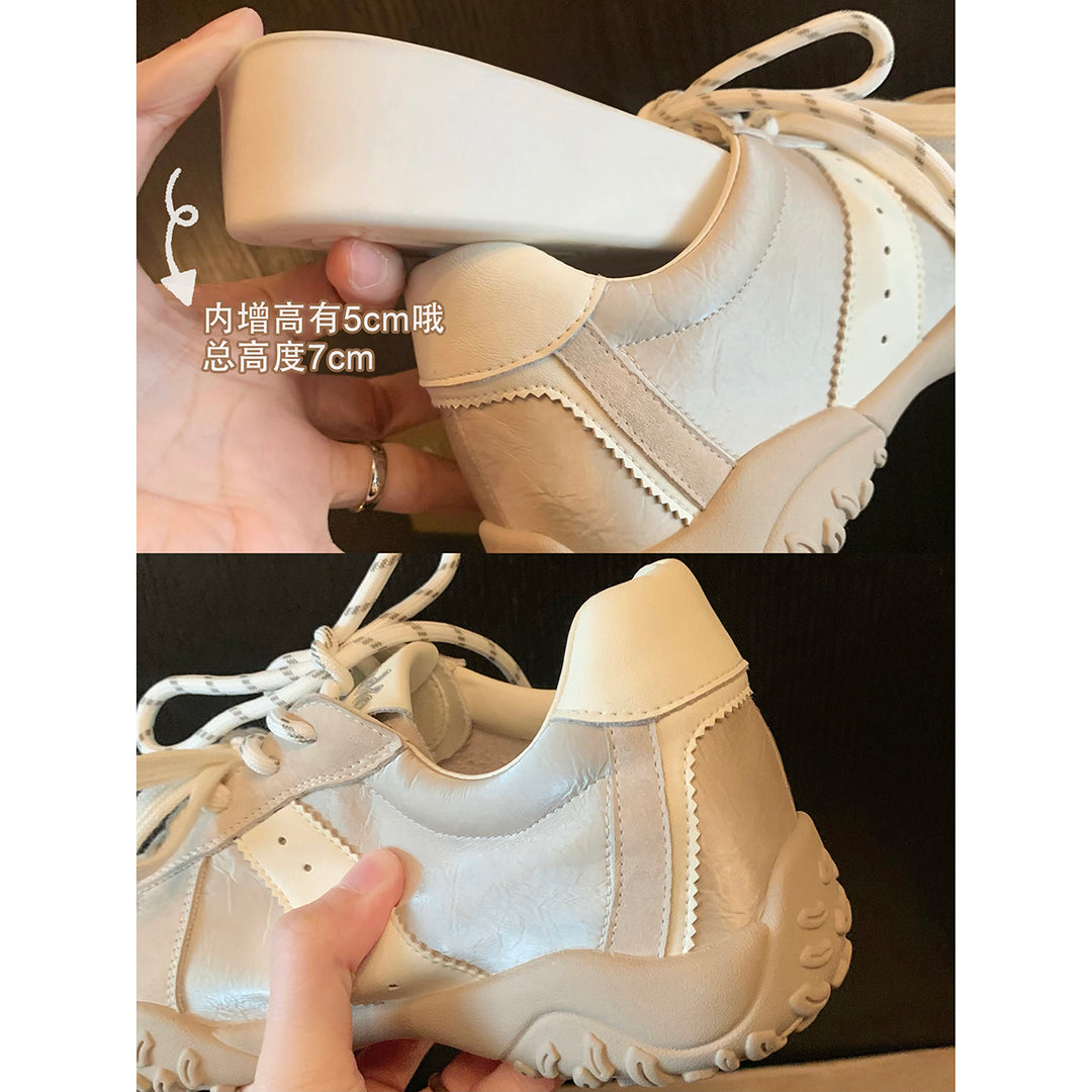 Damen sportliche Sneakers mit atmungsaktivem Obermaterial und rutschfester Sohle EB