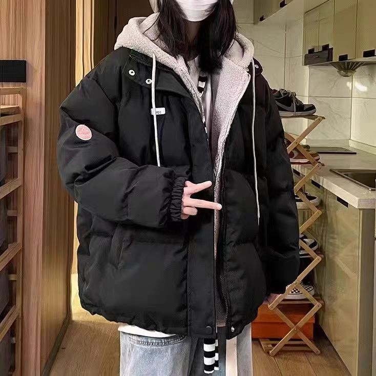 Damen gesteppte Winterjacke mit wärmendem Fleece-Innenfutter und praktischem Kapuzenkragen EB
