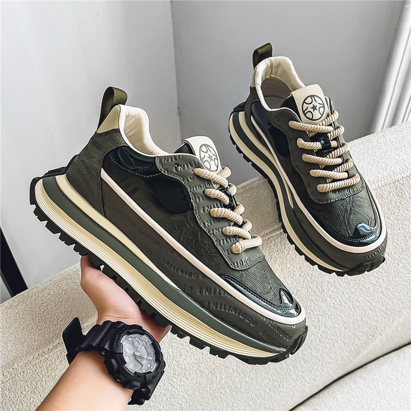 Damen modische Sneakers mit strukturierter Surface und stabiler Sohle EB