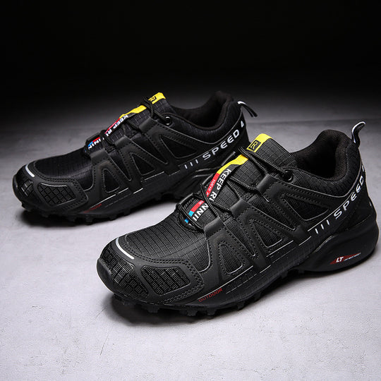 Damen Sportliche Trailrunning-Schuhe mit rutschfester Profilsohle und atmungsaktivem Obermaterial EB