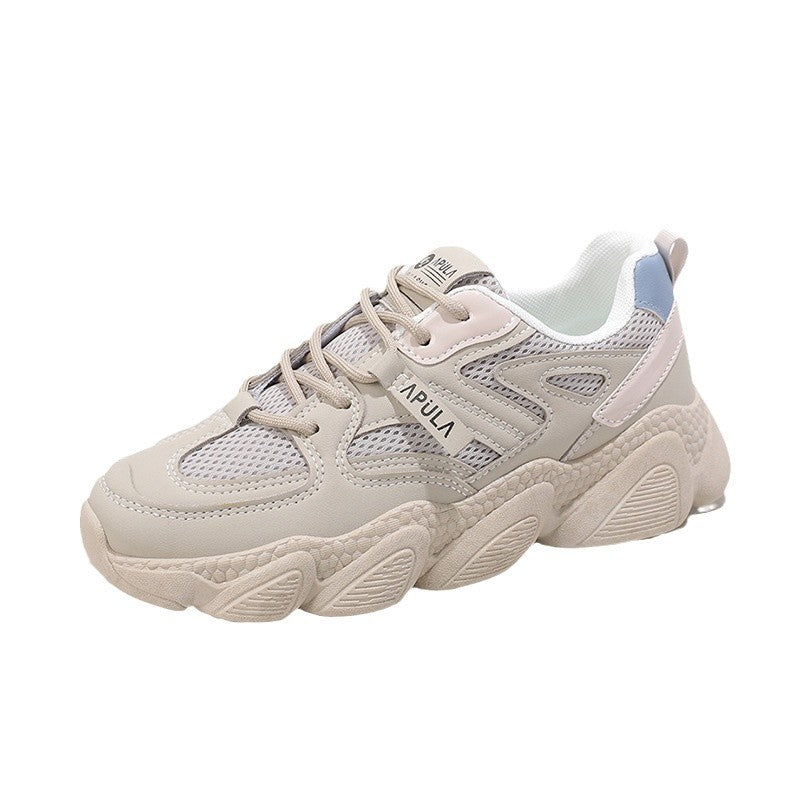 Damen Chunky Sneakers mit atmungsaktiver Mesh-Oberfläche und dämpfender Sohle EB