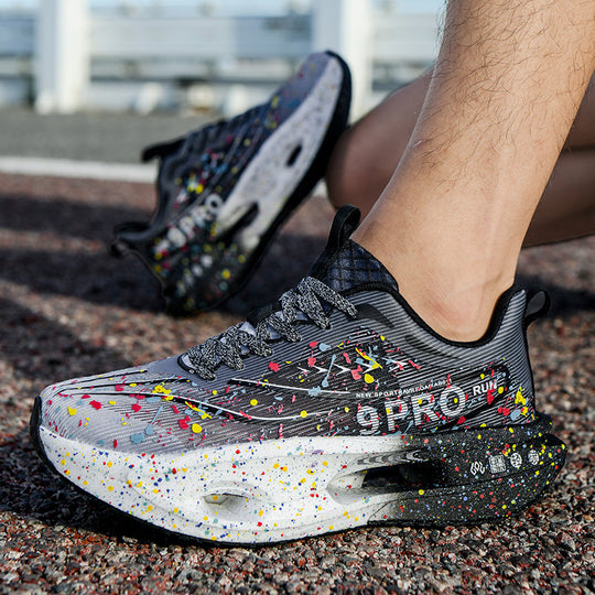 Damen Leuchtende Lauf-Sneaker mit atmungsaktivem Obermaterial und stoßdämpfender Sohle EB
