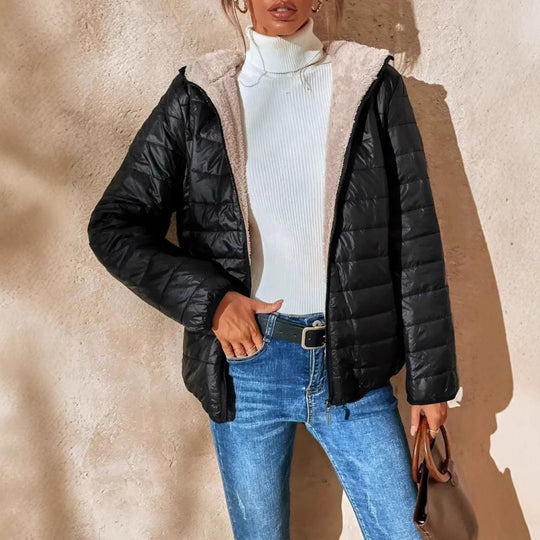 Damen gesteppte Winterjacke EB