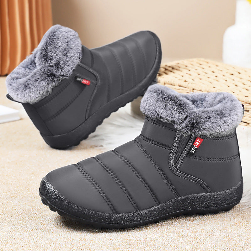 Damen Isolierte Winterstiefel mit rutschfester Sohle und kuscheligem Innenfutter EB