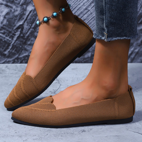 Damen Ballerinas mit elegantem Spitzen-Design und flexiblem Obermaterial EB