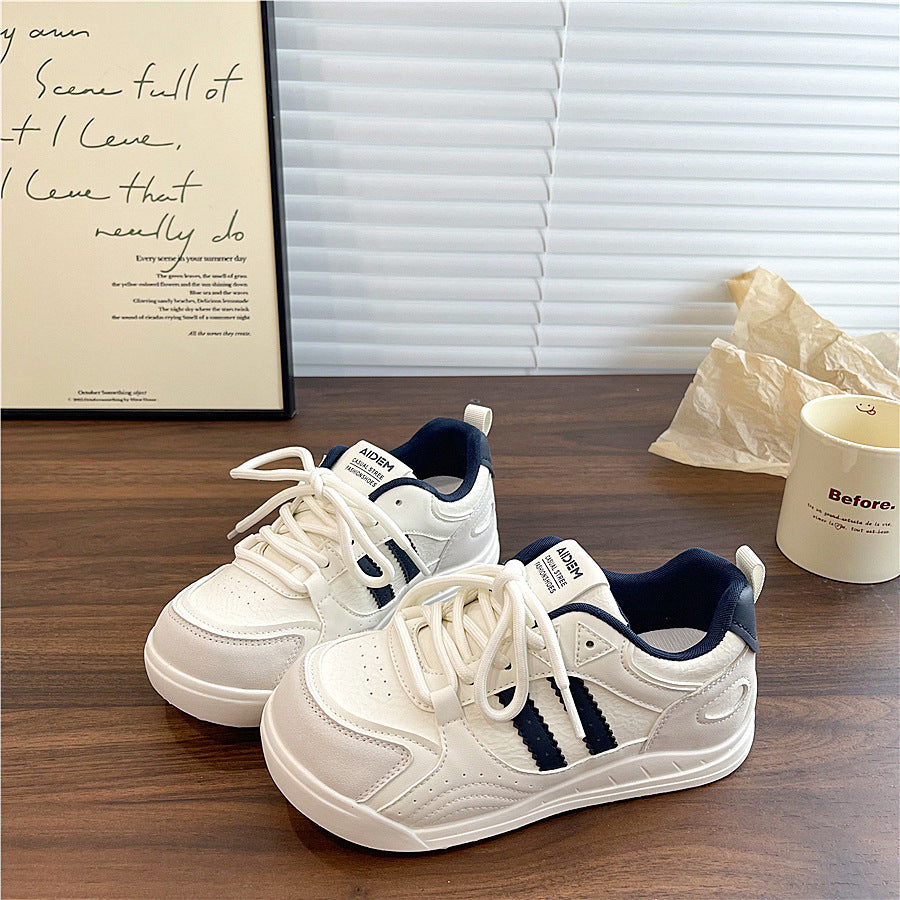 Damen Sportliche Sneaker mit atmungsaktiver Oberflächenstruktur und rutschfester Sohle EB