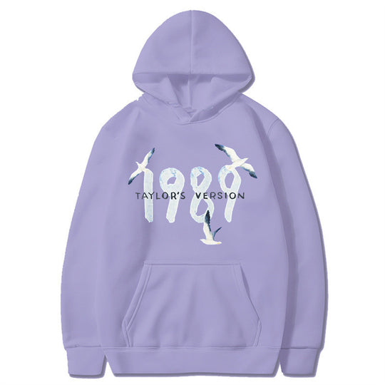 Damen Kapuzenpullover mit kreativem Vogelmotiv und hochwertiger Baumwolle EB
