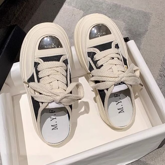 Damen modische Plateausneaker mit atmungsaktiver Oberflächenstruktur und robustem Sohlenprofil EB
