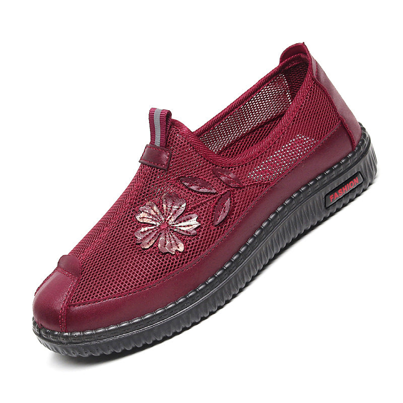 Damen Atmungsaktive Freizeitschuhe mit floralem Design EB
