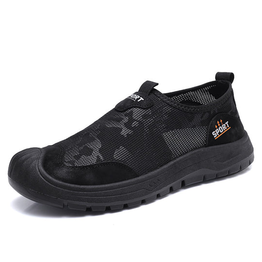 Damen Sportliche Freizeitschuhe mit atmungsaktiven Mesh-Einsätzen und rutschfester Sohle EB
