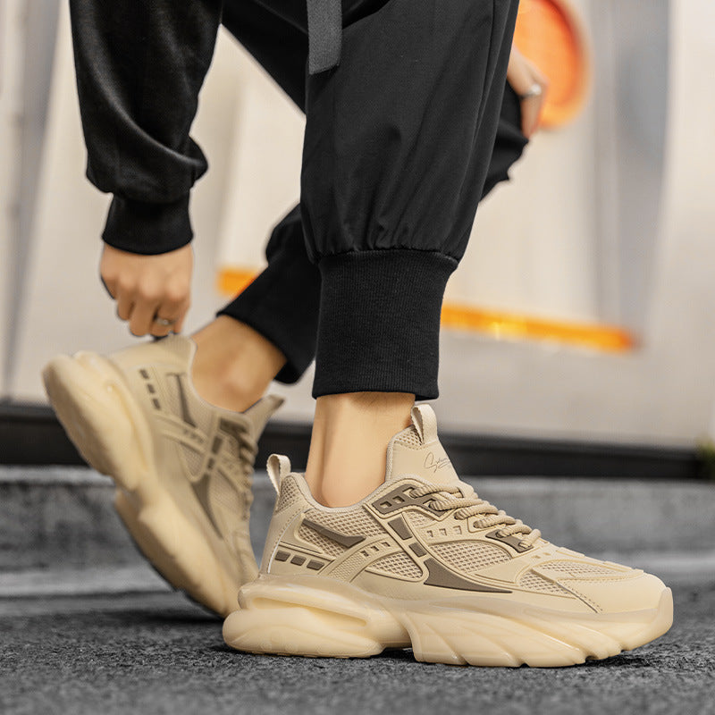 Damen Sportliche Luftpolster-Sneaker mit atmungsaktivem Obermaterial und bequemer Dämpfung EB