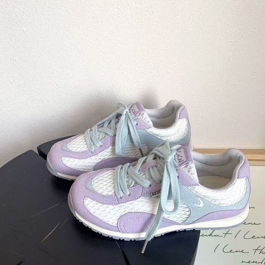 Damen Sportliche Sneakers mit atmungsaktiver Mesh-Oberfläche und dämpfendem Sohlenprofil EB