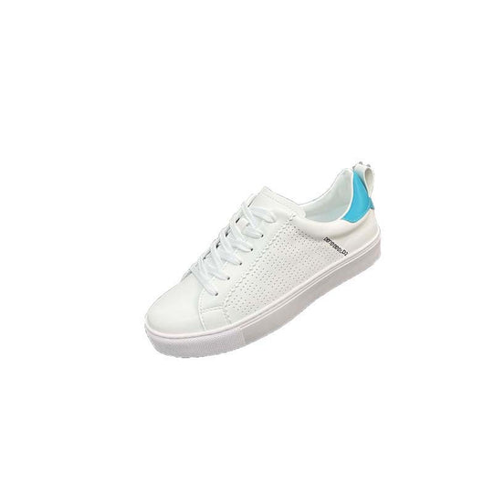 Damen sportliche Sneaker mit atmungsaktiver Oberflächenstruktur und rutschfester Sohle EB