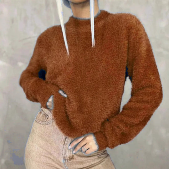 Damen Kuscheliger Pullover EB