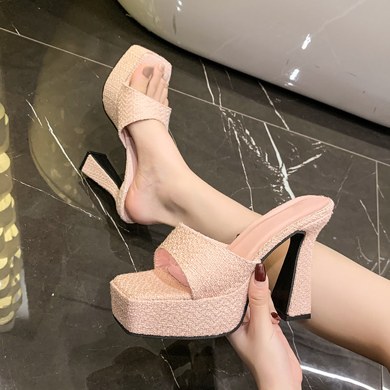 Damen Plateau Sandalen EB