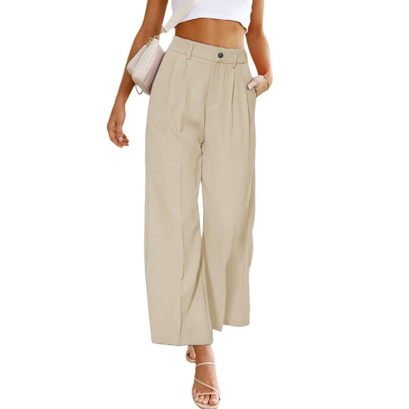 Damen Weite Hochspringhose mit elegantem Faltenwurf EB