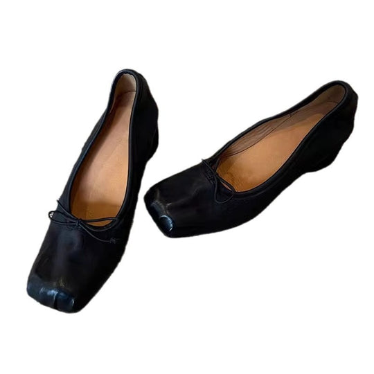 Damen Bequeme Ballerinas mit besonderem Zehendesign EB