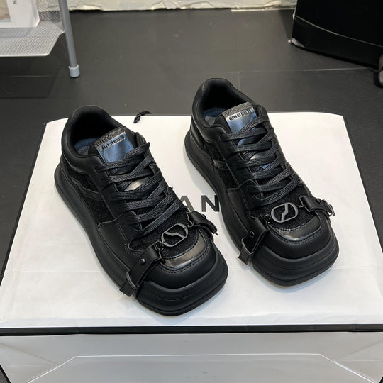 Damen modische Sneaker mit robustem Obermaterial und einzigartigem Design EB