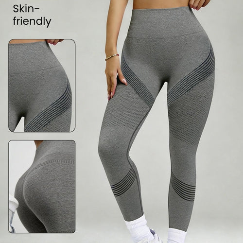 Damen Sportliche Leggings mit hoher Taille EB