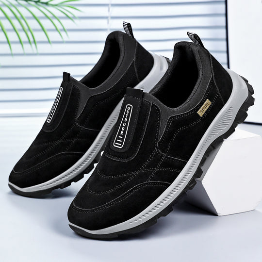 Damen Komfortable Slip-On Sportschuhe mit dämpfender Sohle EB