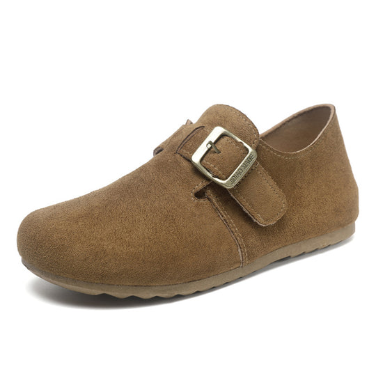Damen bequeme Slipper mit verstellbarem Riemen EB