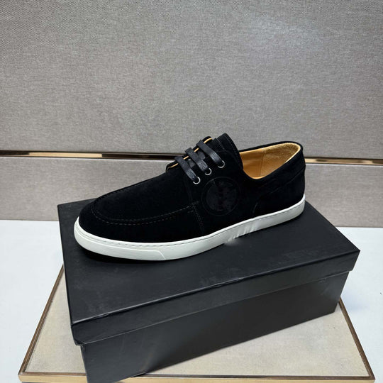 Damen Mokassin Sneakers aus weichem Wildleder mit rutschfester Sohle EB