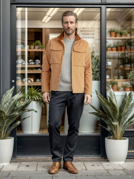 Herren modische Utility-Jacke EB