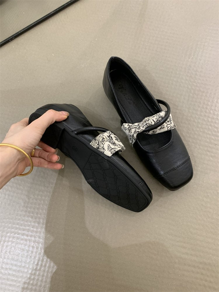 Damen elegante Slipper mit modischer Schnalle und komfortabler Sohle EB
