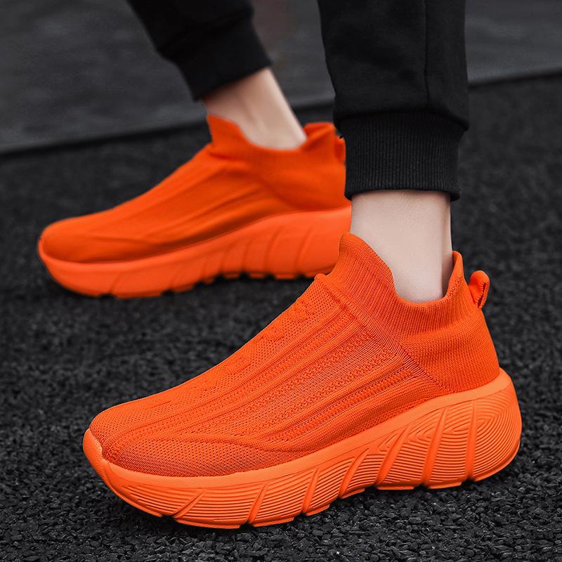 Damen bequeme Strick-Sneaker EB