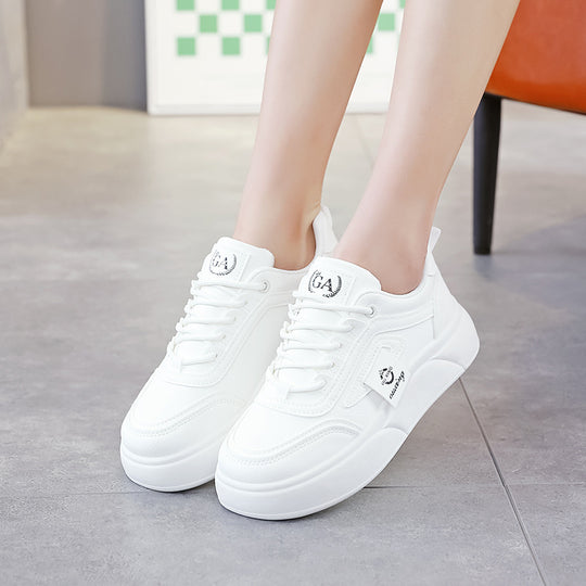 Damen modische Freizeitsneaker mit atmungsaktivem Obermaterial und rutschfester Sohle EB