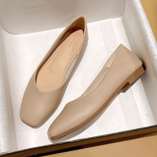 Damen Klassische Ballerinas mit elegantem Schnitt und bequemer Innensohle EB