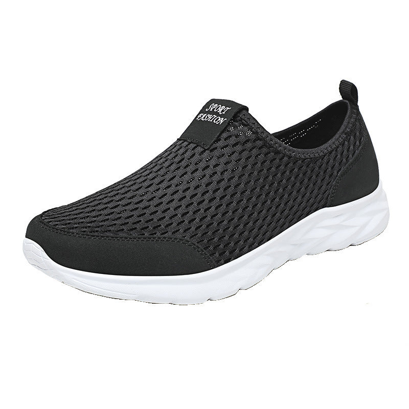 Damen Atmungsaktive Slip-On Sneakers mit innovativer Oberflächenstruktur EB