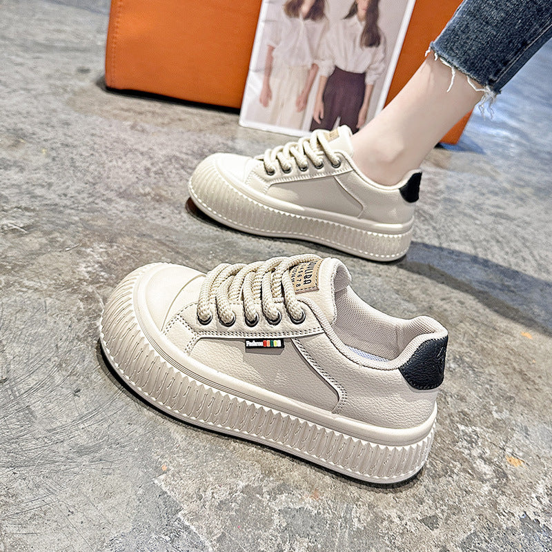 Damen Sneakers mit rutschfester Sohle und extra dicker Profilsohle EB