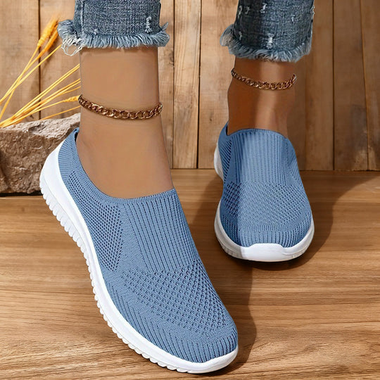 Damen sportliche Slip-On Sneakers EB